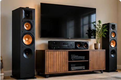 Home audio equipment and setup